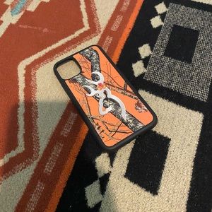 Orange and Camo I phone 11 case